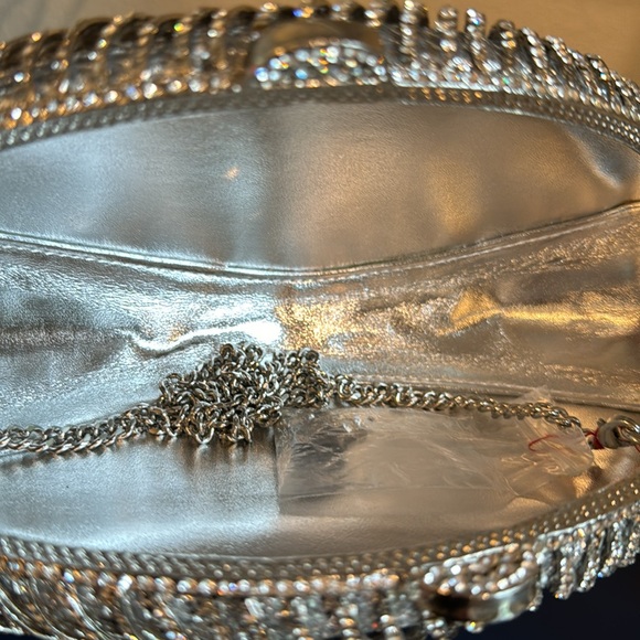 NWOT Irene Erika evil eye crystal clutch - Picture 3 of 3